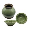 Image 1 : Chinese Celadon Bowls (2) and Pot (1), 20th C