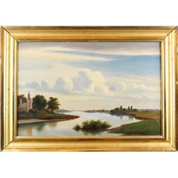 American Hudson River School Oil on Canvas