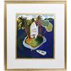 Image 1 : Alison Goodwin Signed Lithograph, "House Island"
