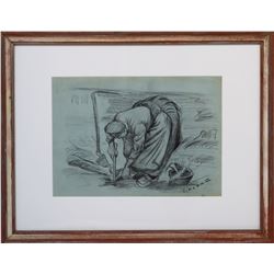 After Van Gogh, Pencil on Paper