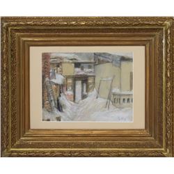 Attrib.Lesser Ury (German, 1861-1931) Pastel/Paper