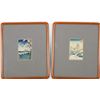 Image 1 : Pair of Japanese Woodblocks, Signed
