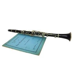 Vintage Clarinet w/ Case and Music