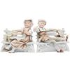 Image 1 : (2) German Seated Porcelain Figurines