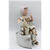 Image 2 : (2) German Seated Porcelain Figurines