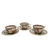 Image 1 : Group of (3) Rose Medallion Teacups and (3)Saucers