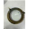 Image 2 : Vintage 8" Brass Ship Porthole With Glass Window, Nice Patina