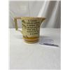 Image 2 : Art Deco Pottery Jug Made In England By Ashworth Brothers, One Hump Camel On One Side And Saying On 