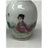 Image 3 : 2 Vintage Chinese Miniature Vases Hand Painted, 3.5"T