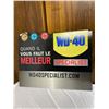Image 2 : Nice Double Sided WD-40 Cardboard Sign, 22"x17.5"