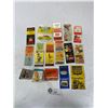 Image 1 : 16 Matchbooks And Pin-ups, Texaco, Rio, Caterpillar, Etc.