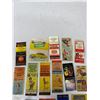 Image 2 : 16 Matchbooks And Pin-ups, Texaco, Rio, Caterpillar, Etc.