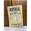 Image 1 : 1959 Chapman And Thompson Auctioneers Limited Farm Auction Poster