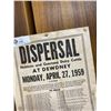 Image 2 : 1959 Chapman And Thompson Auctioneers Limited Farm Auction Poster