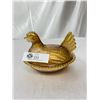 Image 1 : Vintage Carnival Glass Hen On Nest