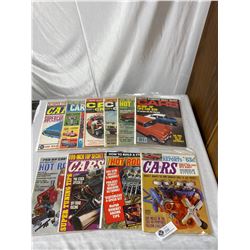 Nice Lot Of 10 Vintage Car Magazines In Bags