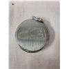 Image 2 : Caravel Pocket Watch With Train Engraving On Back, As Found