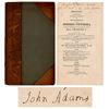 Image 1 : John Adams Signed Book re American Revolution.  Rare.