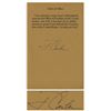 Image 1 : Jimmy Carter Signed ''Oath of Office'' Souvenir Slip