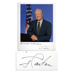 Jimmy Carter Signed 8'' x 10'' Photo