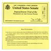 Image 1 : President Bill Clinton Senate Impeachment Trial Ticket