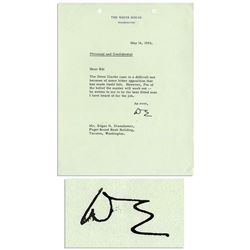 Dwight Eisenhower Typed Letter Signed as President