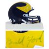 Image 1 : Gerald Ford Signed University of Michigan Mini Helmet