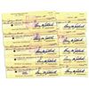 Image 1 : 10 Checks Signed by Conservative Icon Barry Goldwater
