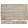 Image 1 : Andrew Jackson Land Grant Signed Document as President