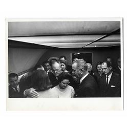 Cecil Stoughton Unpublished Photo of LBJ's Inauguration