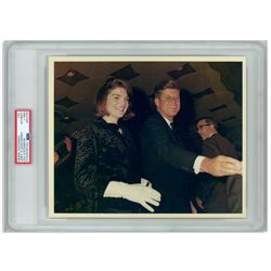 Jackie Kennedy in Texas PSA Type 1 Encapsulated Photo