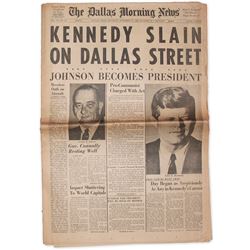 JFK John F. Kennedy Assassination BEST Dallas Newspaper