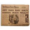 Image 2 : Jack Ruby Guilty! March 14 1964 Dallas Times Herald JFK
