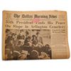 Image 1 : Dallas Morning News 26 Nov 1963 re JFK Assassination