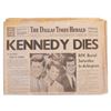 Image 2 : Dallas Robert Kennedy Assassination Newspaper Rare