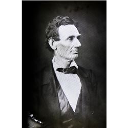 Abraham Lincoln Magic Lantern Slide