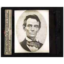 Abraham Lincoln magic lantern slide