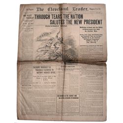 Nation Salutes New President After McKinley Newspaper