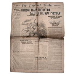 Nation Salutes New President After McKinley Newspaper