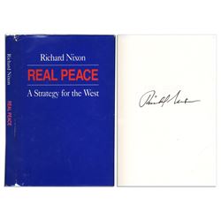 Richard Nixon ''Real Peace'' First Edition Signed Book