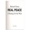 Image 3 : Richard Nixon ''Real Peace'' First Edition Signed Book