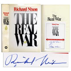 Richard Nixon Signed ''The Real War'' 1st Review Edition