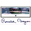 Image 1 : Ronald Reagan Signed Panoramic Photo of His Library