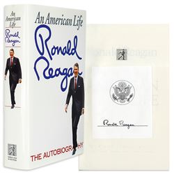 Ronald Reagan Signed Copy of His Autobiography