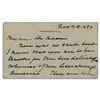 Image 2 : Edith Roosevelt Autograph Note Signed to Scribner's