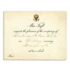Image 2 : Taft Presidential Invitation to a Musical Performance