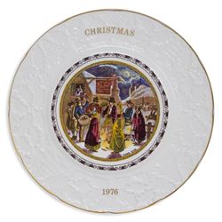 Margaret Thatcher Personally Owned Christmas Plate