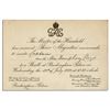Image 1 : King George VI & Queen Elizabeth Invitation to a Ball