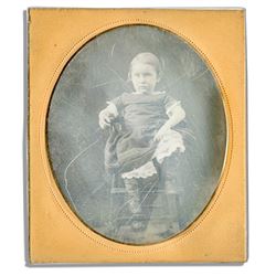 Sixth-Plate Daguerreotype Circa 1850's Girl