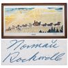 Image 1 : Norman Rockwell Signed Print of Stagecoach